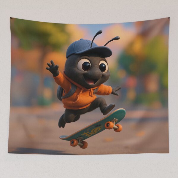 Item preview, Skater Darkling Beetle designed and sold by Sillytoe.