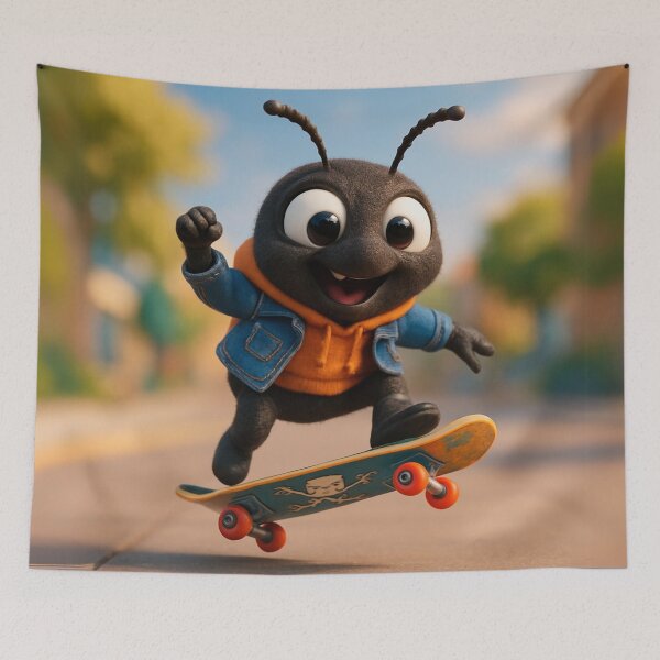 Item preview, Skater Darkling Beetle in Style designed and sold by Sillytoe.