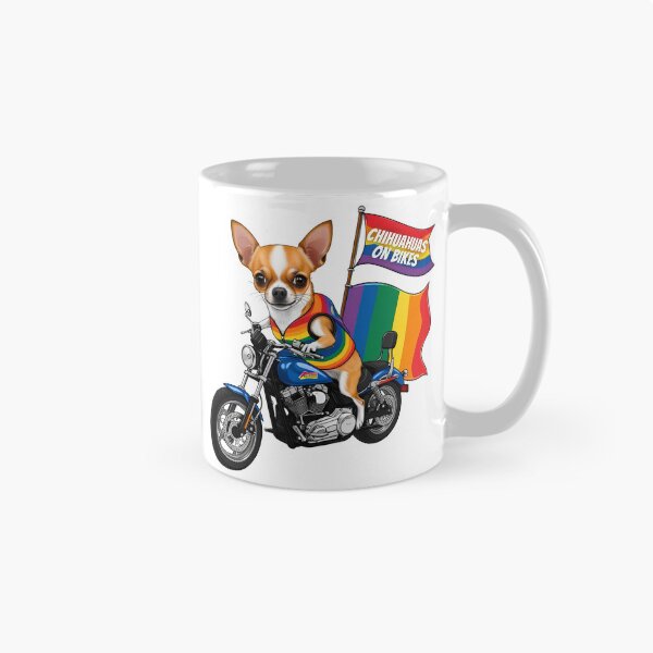 Item preview, Chihuahuas on Bikes | PRIDE Motorcycle Pup in Dykes on Bikes Style designed and sold by Fredster1966.