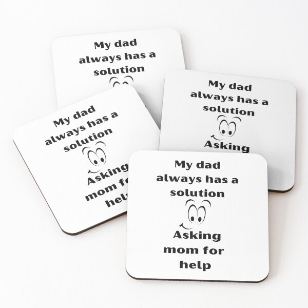 Item preview, Funny T-Shirt: Dad always has the solution, just ask Mom for help designed and sold by TeeAauthenticF.