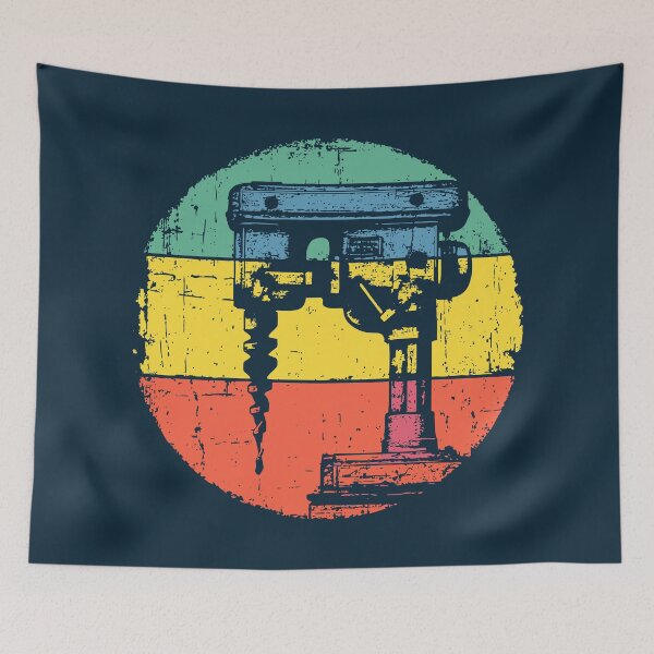 Item preview, Power Drill Pop Art – Retro Tool Enthusiast Gift designed and sold by TuncGK.