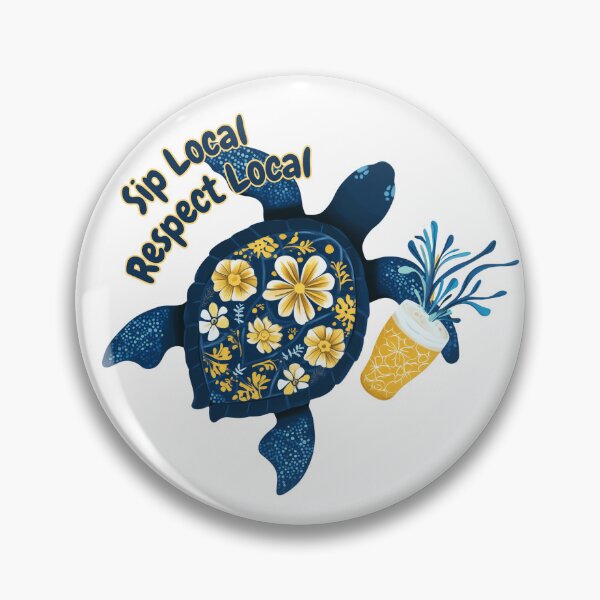 Item preview, Sip Local, Respect Local designed and sold by TheEmptyBottleStudio.