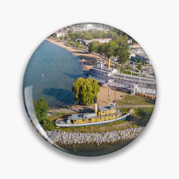 Item preview, Penticton Okanagan Lake SS Sicamous Okangan Valley Aerial designed and sold by Kevin Miller Photography.