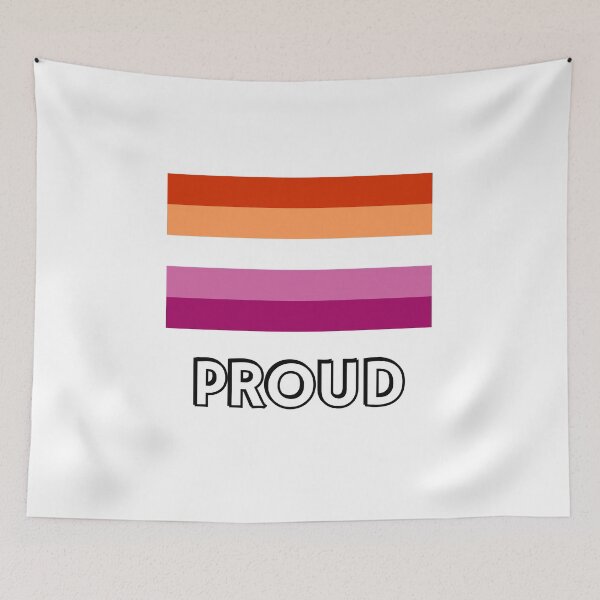 Item preview, PROUD LESBIAN Pride Month Flags designed and sold by Inspirationmotivation.