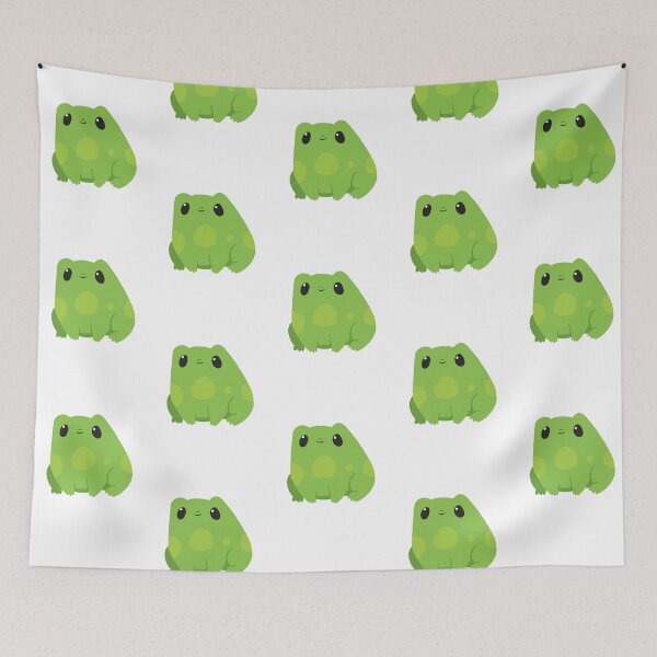 Item preview, Cute Green Kawaii Frog – Adorable Frog Illustration in Japanese Style designed and sold by Blueprint&co.