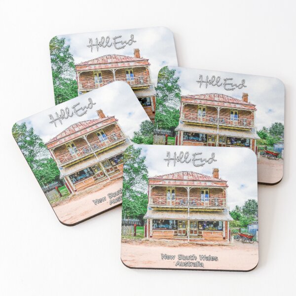 Item preview, Northey’s Store - Hill End, NSW Australia Painting Print designed and sold by Michael van der Hoorn.