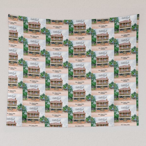 Item preview, Northey’s Store - Hill End, NSW Australia Painting Print designed and sold by Michael van der Hoorn.