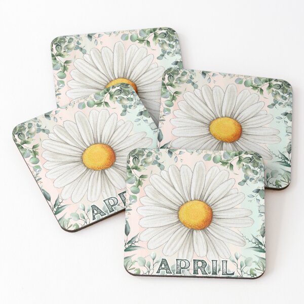 Item preview, April Daisy Flower – Birth Flower of Innocence & Joy designed and sold by TheMysticNook.