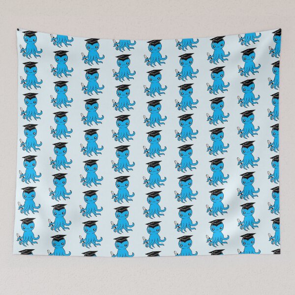 Item preview, Octopus graduation high school diploma passed cute designed and sold by shirt-o-mat.