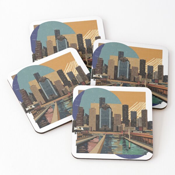 Item preview, Downtown Houston Cityscape designed and sold by DracosFire.