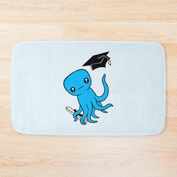 Item preview, Octopus graduation high school diploma passed cute designed and sold by shirt-o-mat.