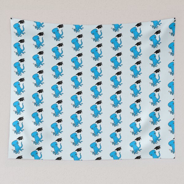 Item preview, Octopus graduation high school diploma passed cute designed and sold by shirt-o-mat.