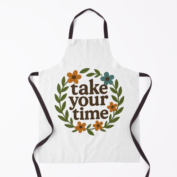 Item preview, Take Your Time – Elegant Minimalist Typography Art designed and sold by Psycho-Crazy.