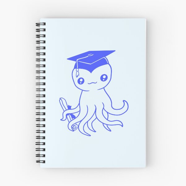 Item preview, Octopus graduation high school diploma passed cute designed and sold by shirt-o-mat.