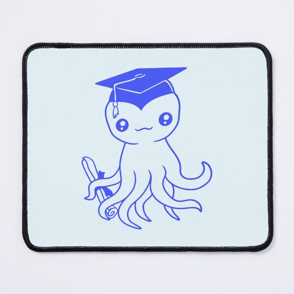 Item preview, Octopus graduation high school diploma passed cute designed and sold by shirt-o-mat.
