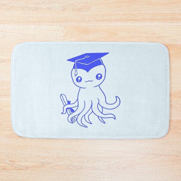 Item preview, Octopus graduation high school diploma passed cute designed and sold by shirt-o-mat.