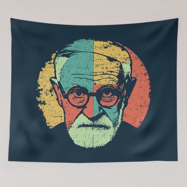 Item preview, Freud Pop Portrait – Vintage Psychology Aesthetic designed and sold by TuncGK.