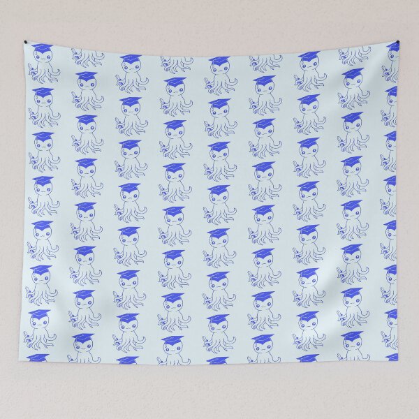 Item preview, Octopus graduation high school diploma passed cute designed and sold by shirt-o-mat.