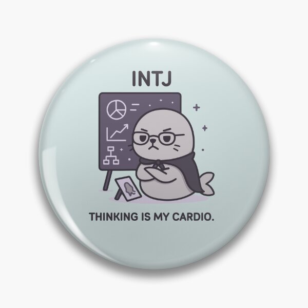 Item preview, INTJ Kawaii | Strategic Seal MBTI with Cape designed and sold by SealSquad.