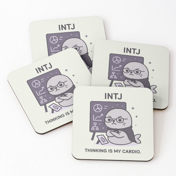 Item preview, INTJ Kawaii | Strategic Seal MBTI with Cape designed and sold by SealSquad.