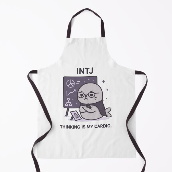 Item preview, INTJ Kawaii | Strategic Seal MBTI with Cape designed and sold by SealSquad.