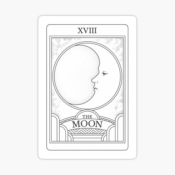 Item preview, Moon tarot designed and sold by Neon triceratops .