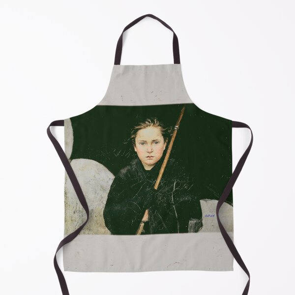 Item preview, Grungy White Street Art of Dreamy Girl with Umbrella - dePace' designed and sold by mrpropcake.