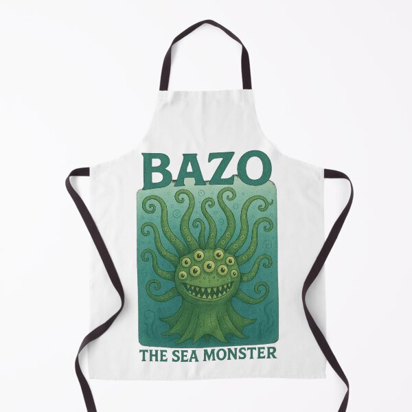 Item preview, Bazo the Sea Monster designed and sold by Kindness Canvas.