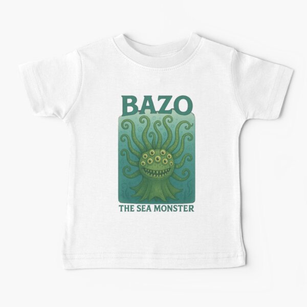 Item preview, Bazo the Sea Monster  designed and sold by Kindness Canvas.