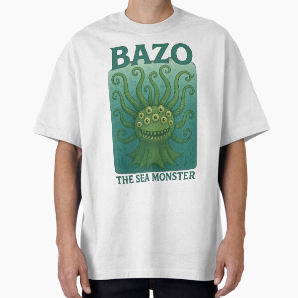 Item preview, Bazo the Sea Monster  designed and sold by Kindness Canvas.