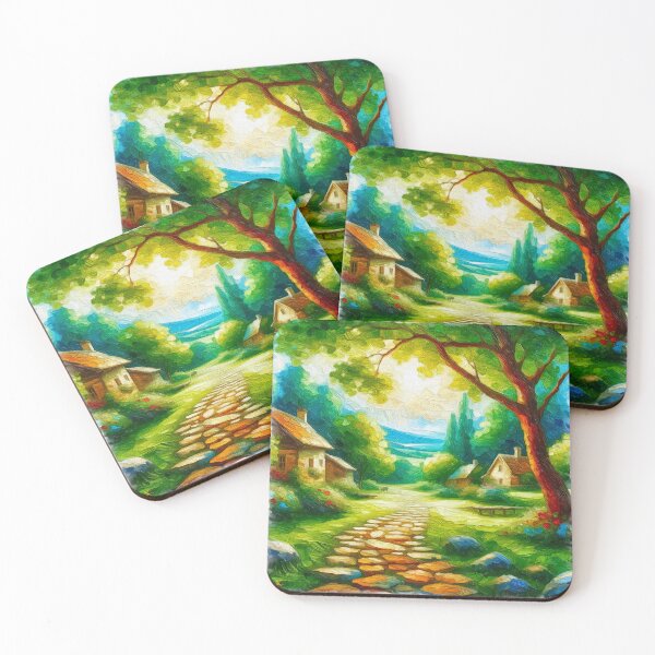 Item preview, Village of my dreams designed and sold by Anas Arts.