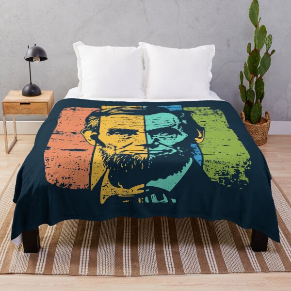Item preview, Lincoln in Retro – Bold Historical Pop Art Print designed and sold by TuncGK.
