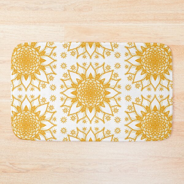 Item preview, Mehndi Sunflower inverted designed and sold by Art by Morgan Campillo.
