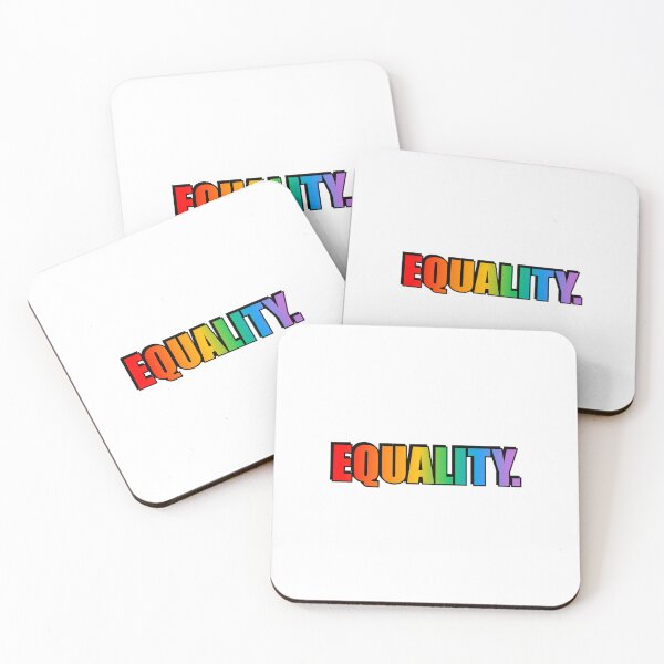 Item preview, EQUALITY Rainbow Text LGBTQ  Pride Month designed and sold by Inspirationmotivation.