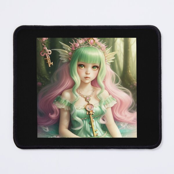 Item preview, Princess, Pink, Green, Regal, Crown, Beautiful, Key, Hair, Tiara designed and sold by AASparksDesigns.