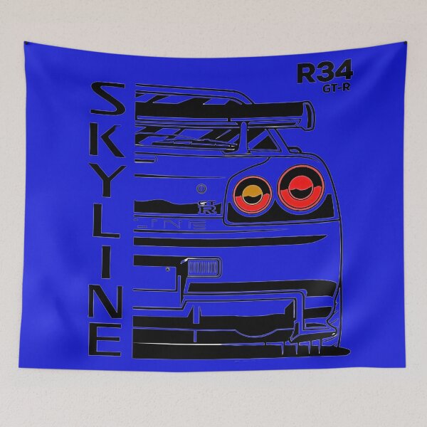Item preview, Neon Street Legend – Rear View Silhouette designed and sold by Artistic canvas store.