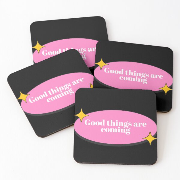 Item preview, Good Things Are Coming – Positive Vibes Motivational Quote designed and sold by dijjaboutique.