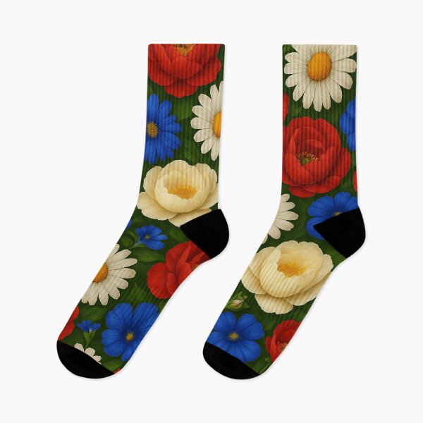 Item preview, Garden Jubilee – Seamless Floral Combo Print designed and sold by ArdethBey.