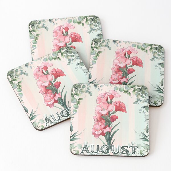 Item preview, August Gladiolus Flower – Birth Flower of Strength & Integrity designed and sold by TheMysticNook.