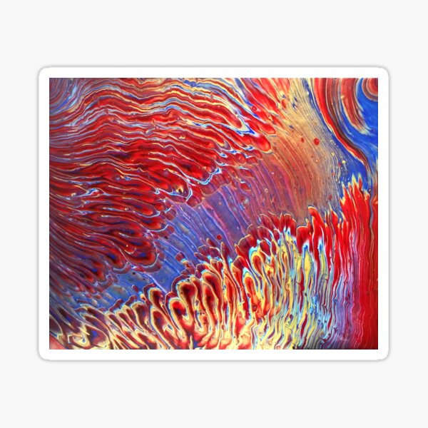 Item preview, fluid art painting designed and sold by Elite Print Studio.