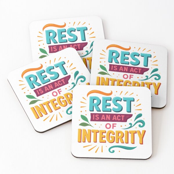Item preview, Rest is an act of integrity! Be good to others by being good to yourself designed and sold by TherapyVibes.