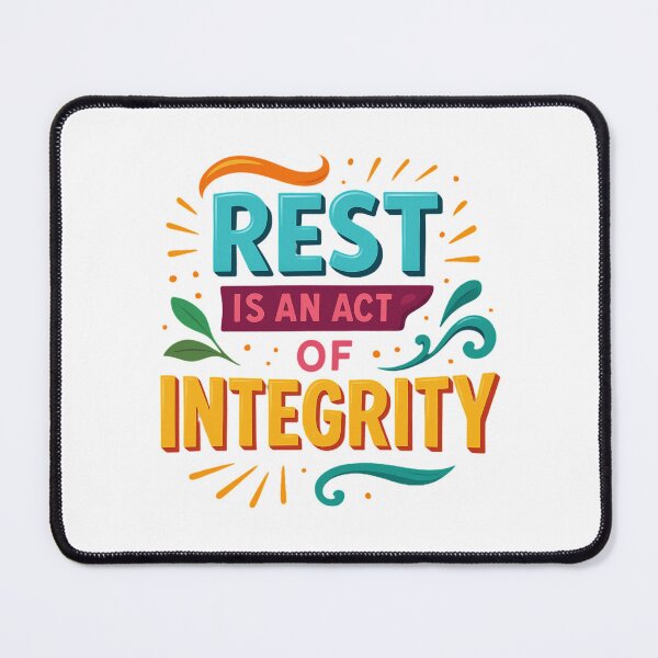 Item preview, Rest is an act of integrity! Be good to others by being good to yourself designed and sold by TherapyVibes.