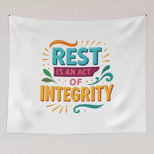 Item preview, Rest is an act of integrity! Be good to others by being good to yourself designed and sold by TherapyVibes.