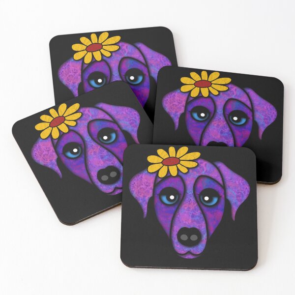 Item preview, Lila - quirky dog portrait designed and sold by Genevieve Crabe.