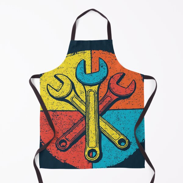 Aperçu de l'œuvre Wrench Pop Art – Outil rétro robuste pour bricoleurs créée et vendue par TuncGK.