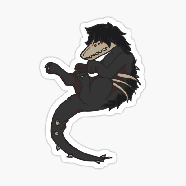 SCP-682 'Scarily Cute Pests' Sticker for Sale by WarFang-Arts