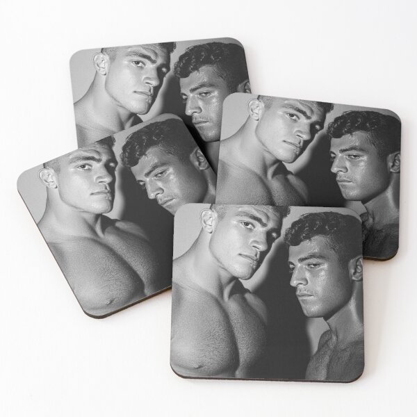 Item preview, Latino Wrestlers in Intimate Stance designed and sold by Atlas Kai.