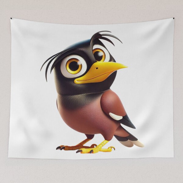 Item preview, Adorable Myna designed and sold by Sillytoe.