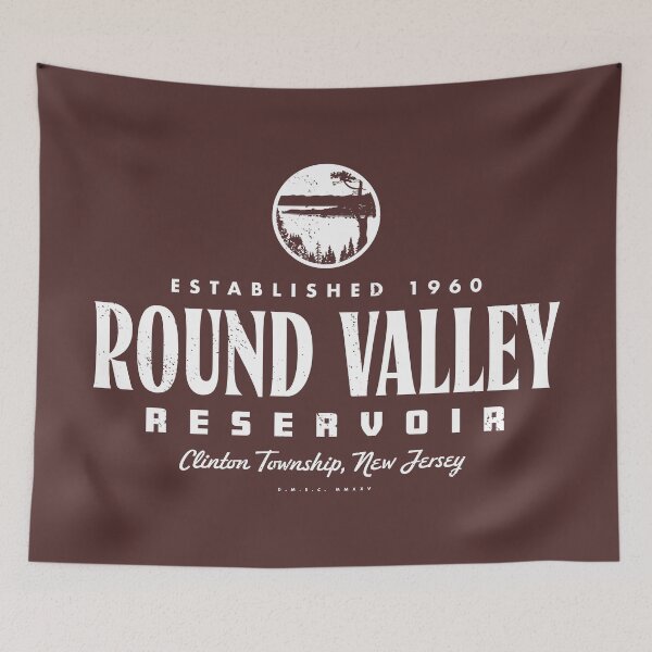 Item preview, Round Valley Reservoir Vintage Wordmark designed and sold by deadmansupplyco.