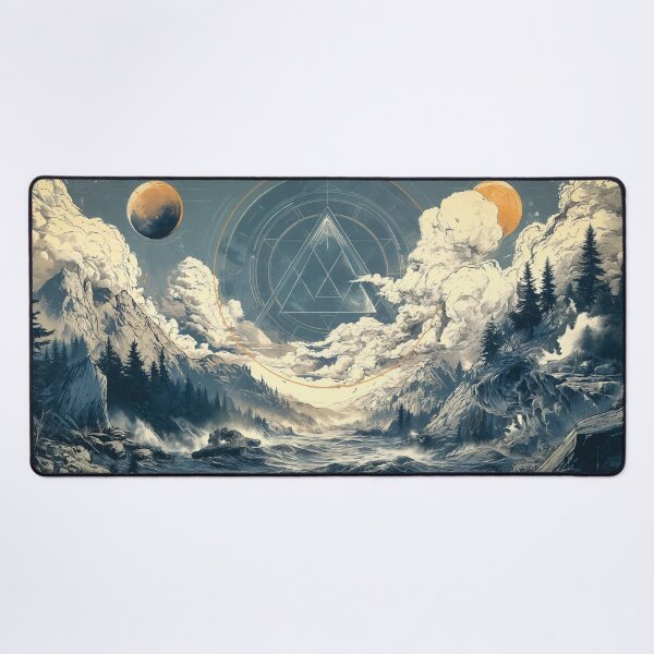 Aperçu de l'œuvre Tapis de bureau Destiny 2 Guardian Cosmic Vanguard créée et vendue par HakoCity.